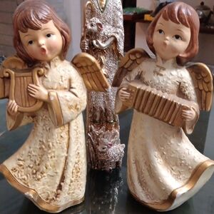 Vintage Paper Mache Angels